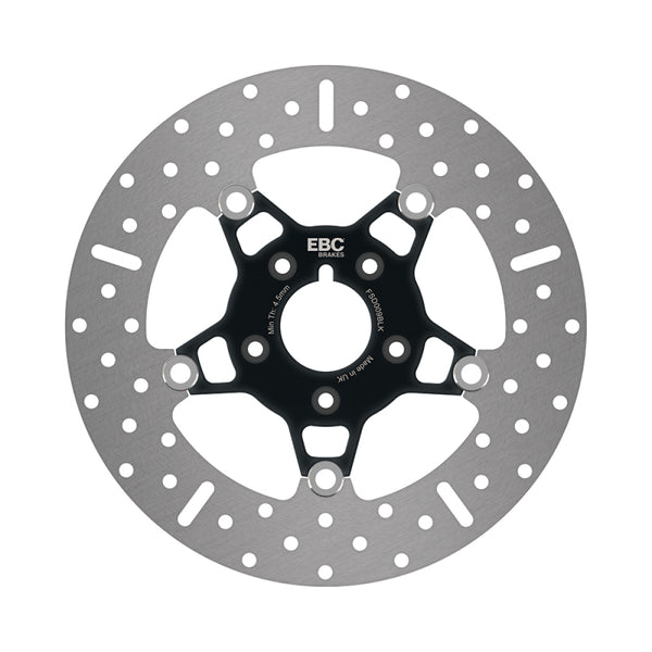 EBC 84-86 Harley-Davidson Dyna FX/FXE/FXS Front Black Chrome Rotor