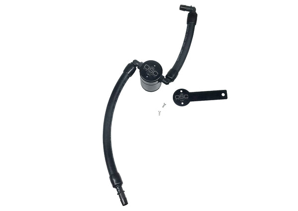 J&L Oil Separator for 2019-2024 Dodge Ram 1500 5.7L - Passenger Side, Black Anodized