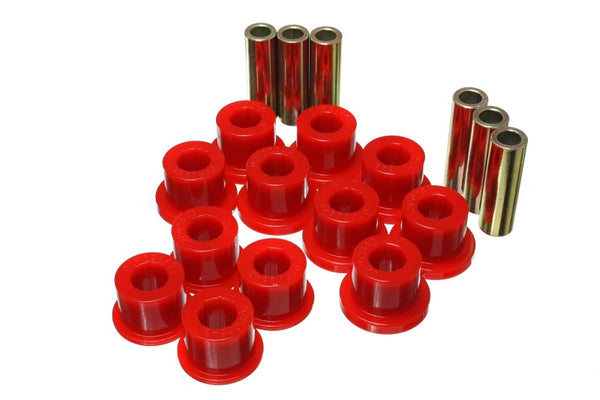 Energy Suspension 2005-2014 Toyota Tacoma Rear Leaf Spring Bushings - Red