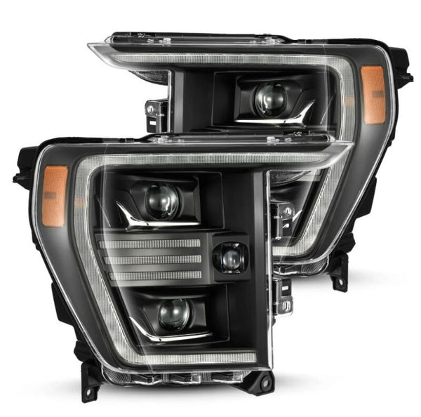 AlphaRex PRO-Series Projector Headlights w/ Activ Light & Sequential Signal (Black) 2021-2023 Ford F-150
