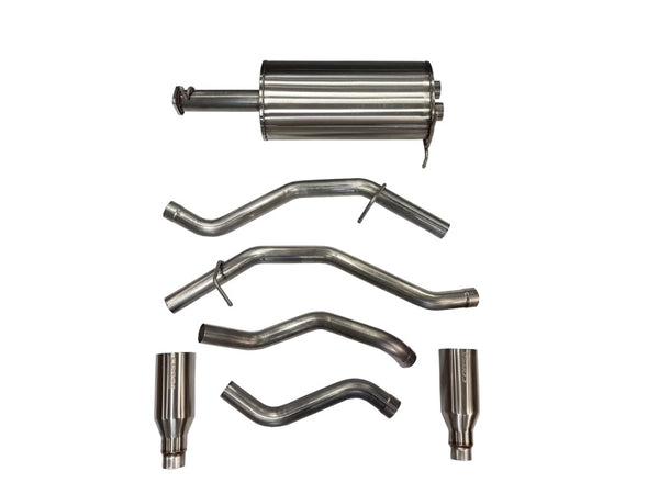 CORSA Cat-Back Exhaust - 2019-2024 Ram 1500 5.7L Crew Cab w/ 57in or 76in Bed - Dual Rear Exit, 5in Tips