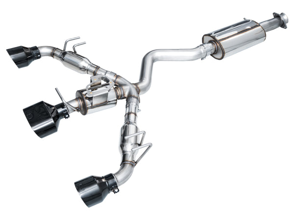 AWE Tuning Touring Edition Catback Exhaust for 2023+ Toyota GR Corolla - Diamond Black Tips