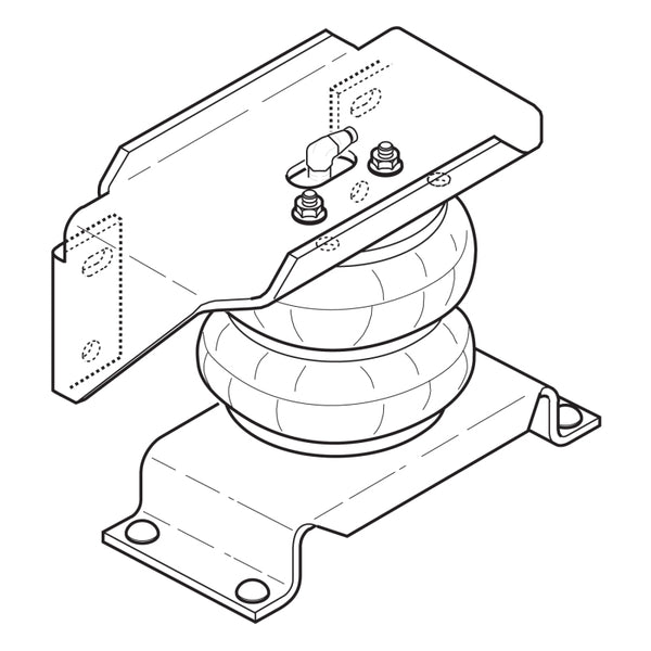 Firestone Ride-Rite Air Helper Spring Kit - Rear for Ford F550 / Ram 4500/5500