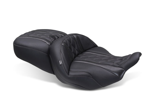 Mustang 23-25 Harley CVO Road Glide (ST) Super Touring Standard Reach One-Piece, 2 UP Black