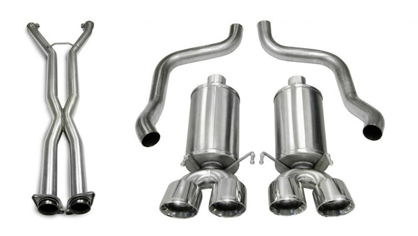 CORSA Performance Axle-Back Exhaust System for 2005-2008 Chevrolet Corvette Base