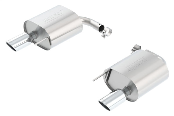 Borla S-Type Axle-Back Exhaust for 15-17 Ford Mustang 2.3L EcoBoost MT/AT - 2.25in Pipe, 4in Tip