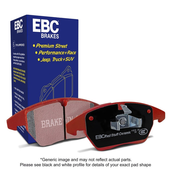 EBC 06-07 Lexus GS300 3.0 Redstuff Front Brake Pads