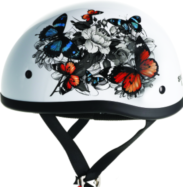 Skid Lids White Rose Original Helmet - Small