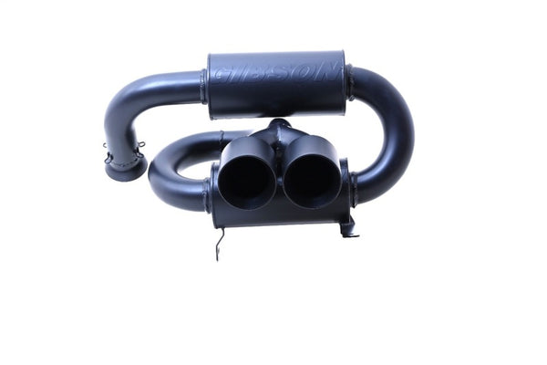 Gibson 2024 Can-Am Maverick R 4" T304 Stainless Performance Exhaust - Black Ceramic