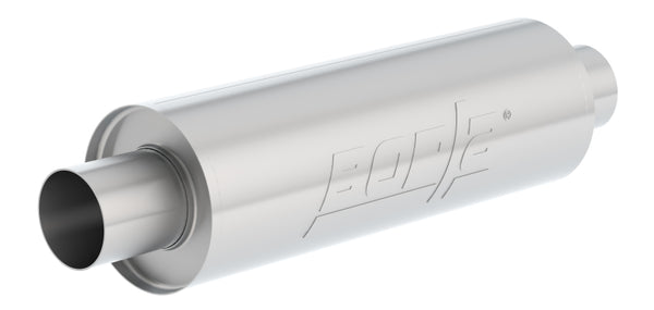 Borla XR-1 Racing Sportsman Muffler - 2.5IN Inlet/Outlet, 5IN x 15IN Round