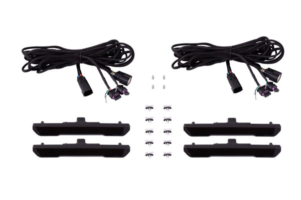Diode Dynamics LED Sequential Sidemarkers Set for 2020-2021 GMC Sierra 2500/3500 HD - Smoked
