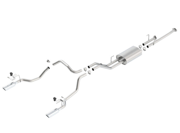 Borla Cat-Back Exhaust System for 2014-2015 Toyota Tundra 4.6L/5.7L Crew Max - Dual Split Rear Exit