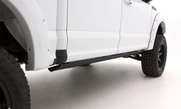 Husky Liners Trail Armor Rocker Panel & Sill Plate Cover for 14-18 GMC Sierra 1500 DC (4pc) - Tex. Black