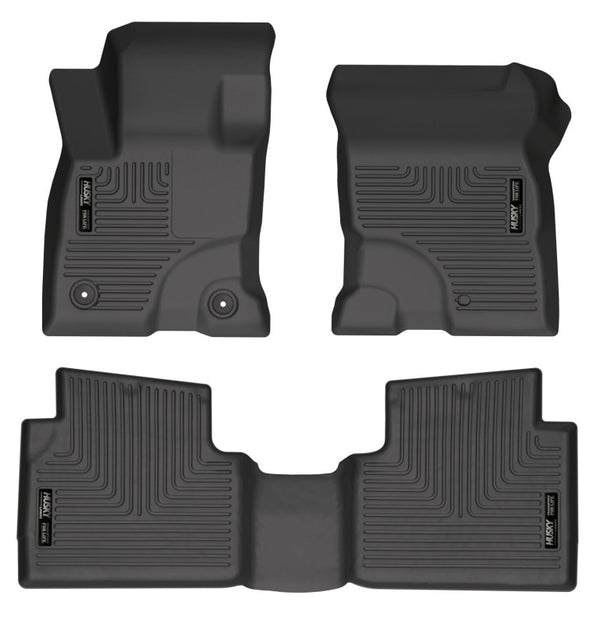 Husky Liners Weatherbeater Floor Liners for 2022 Ford Maverick (Non-Hybrid) - Black