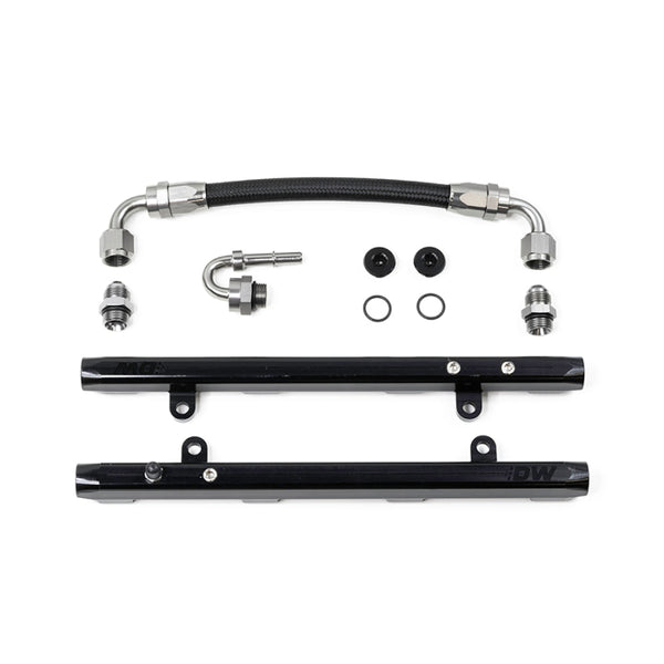 DeatschWerks Fuel Rails w/ Crossover for 2011-2017 Ford Mustang & F-150 Coyote 5.0 V8
