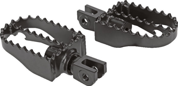 Burly Brand MX Pegs Rider - Black