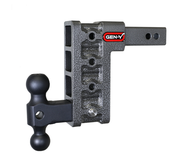 Gen-Y Mega Duty 2in Shank 7.5in Drop 1.5K TW 10K Hitch w/GH-031 Dual-Ball