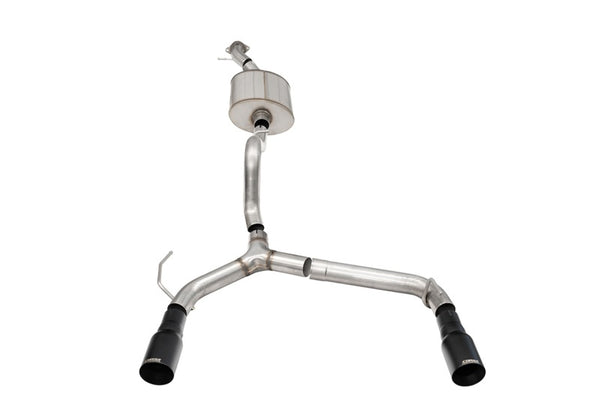 Corsa Cat-Back Dual Rear Exhaust for 21-25 Ford Bronco 2.7L 2-Door with 4" Black Tips