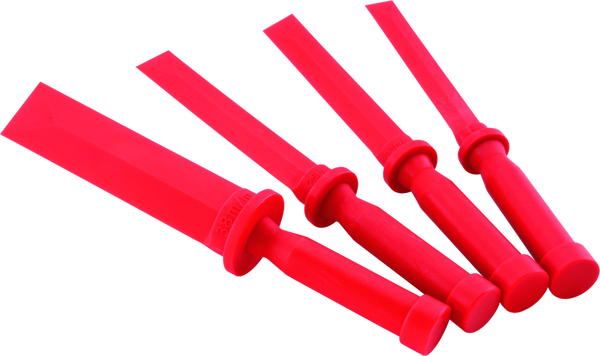 BikeMaster 4-Piece Non-Scratch Scraper Set (Polypropylene Edges)