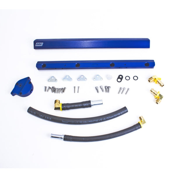 BBK High Flow Billet Aluminium Fuel Rail Kit for 19861993 Mustang 5.0