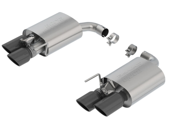 Borla S-Type Axle Back Exhaust for 18-19 Ford Mustang GT 5.0L - Black Chrome Tips