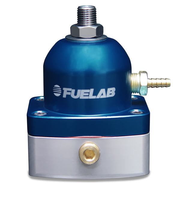 Fuelab 515 EFI Adjustable Fuel Pressure Regulator 25-90 PSI -6AN In/Out - Blue