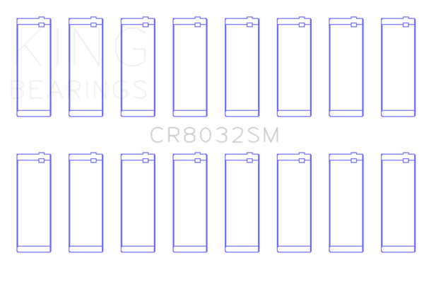 King Engine Bearings Chrysler V8 5.7L/6.1L/6.4L Hemi Rod Bearing Set - Size STD