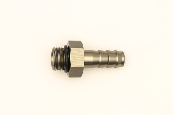 DeatschWerks 6AN ORB Male to 3/8in. Male Triple Barb Fitting with O-Ring