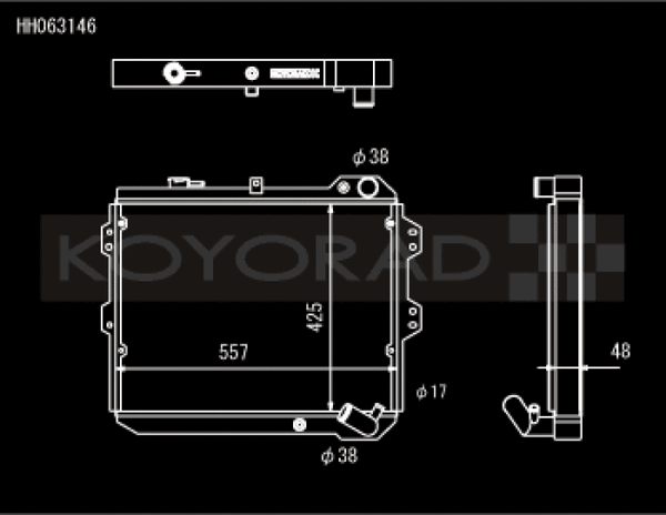 Koyo 83-85 Mazda RX-7 fits 1.1/1.3L MT (Includes GSL-SE Trim)
