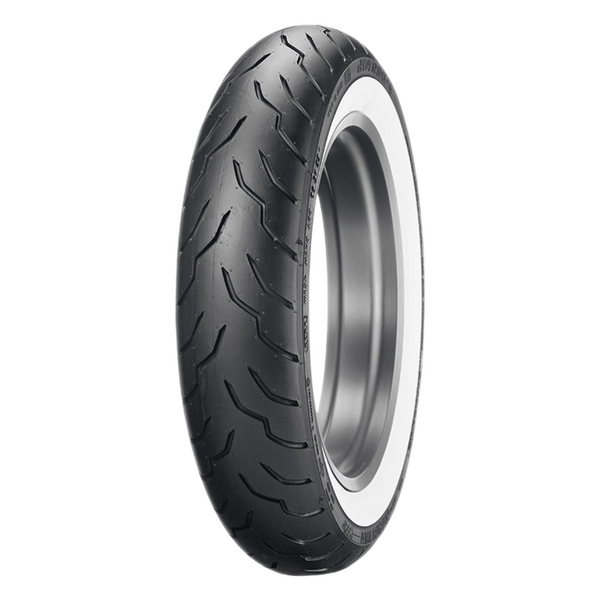 Dunlop American Elite Bias Front Tire - MT90B16 M/C 72H TL - Wide Whitewall