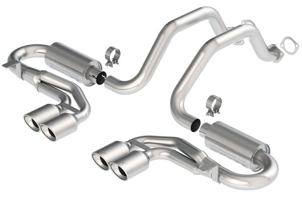 Borla Cat-Back Exhaust for 1997-2004 Corvette 5.7L RWD - S-Type Classic