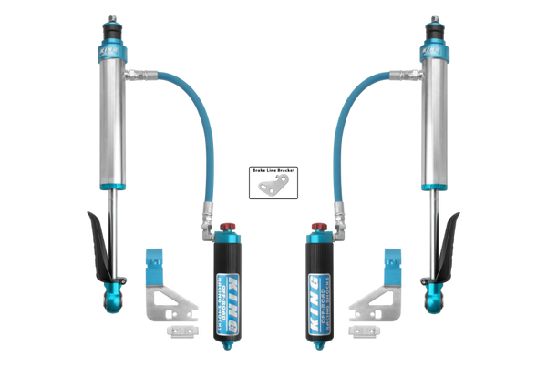 King Shocks 2022+ Toyota Tundra Rear 2.5 Dia Remote Reservoir Coilover & Adjuster (Pair)