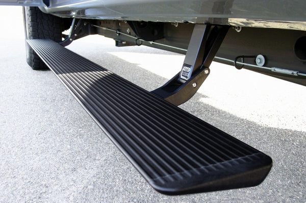AMP Research PowerStep Electric Running Boards 19992006 Chevy/GMC Silverado/Sierra Extended/Crew Cab - Black
