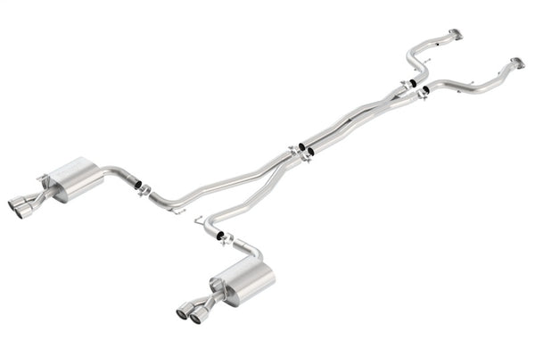 Borla Catback Exhaust System for 08-09 Pontiac G8/GT 6.0L V8 with X Pipe