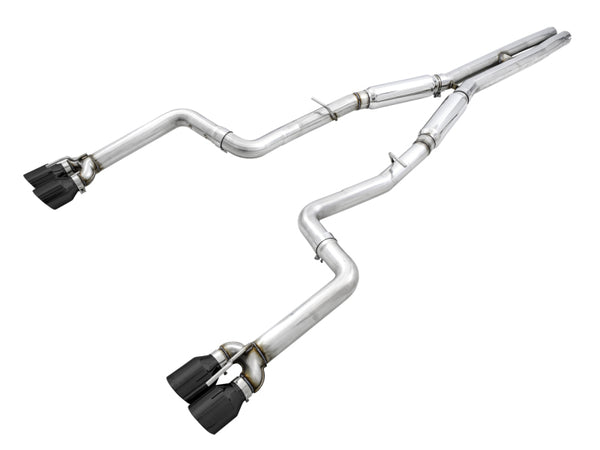AWE Tuning Track Edition Catback Exhaust for 2015+ Dodge Challenger 6.4L / 6.2L SC Quad Black Tips