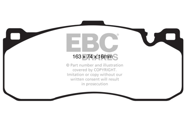 EBC Redstuff Front Brake Pads for 2008-2010 BMW 135i 3.0 Twin Turbo