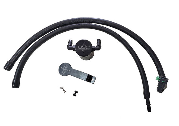 J&L Oil Separator for 2020-2024 Ford Explorer 2.3L EcoBoost - Black Anodized