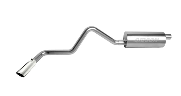Gibson 87-93 Ford Bronco 5.0L 3in Cat-Back Single Exhaust - Aluminized