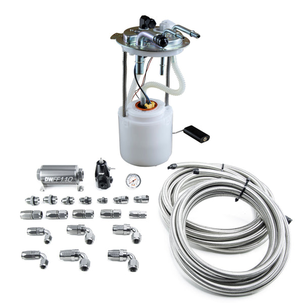 DeatschWerks DW400 Fuel Pump Module & Return Plumbing Kit for 2005-2019 Yukon/Tahoe/Suburban