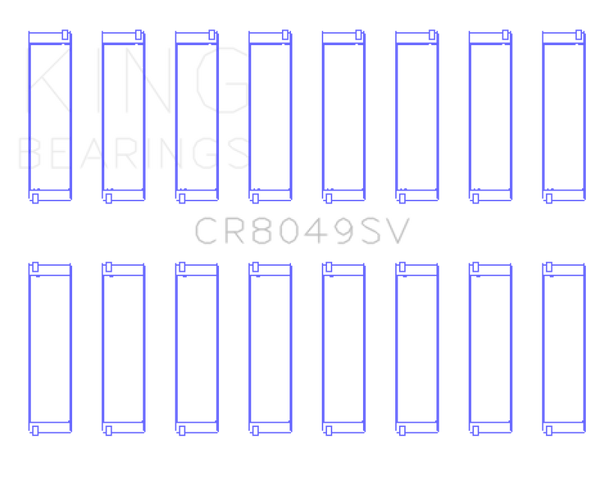 King Engine Bearings 08-11 BMW N62/N63/S63 Rod Bearing Set