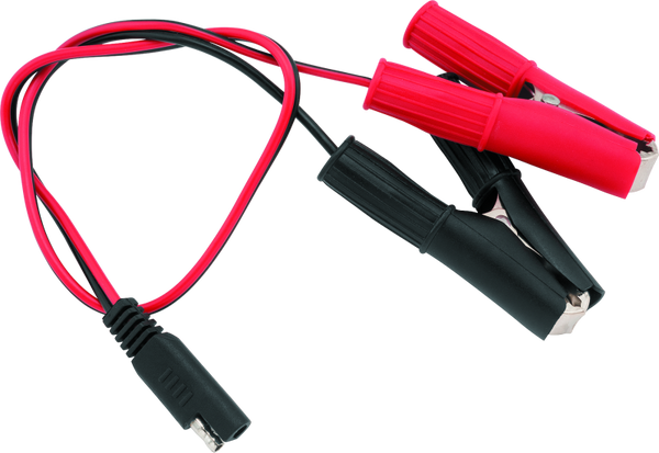 BikeMaster Alligator Clips Battery Charging Leads (Quick-Disconnect)
