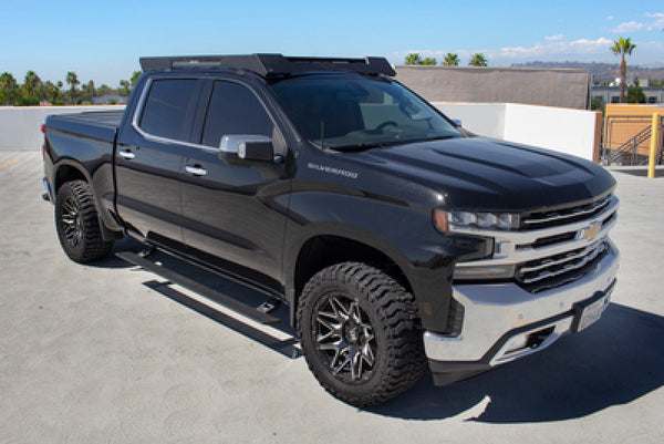 Go Rhino VoltStep Electric Running Board Kit for 19-25 Chevy Silverado 1500 CC 4dr - Textured Black