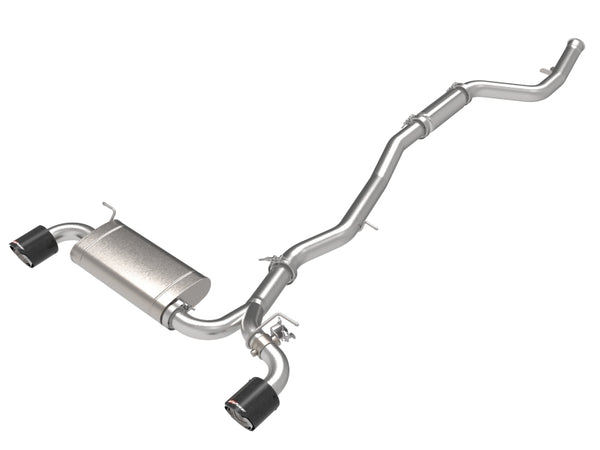 aFe POWER Takeda Catback Exhaust System for 2021 Toyota Supra 2.0L - 304 SS with Carbon Tips