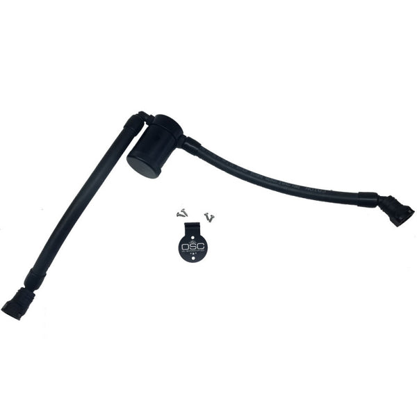 J&L 05-10 Ford F-150 5.4L Black Anodized Driver Side Oil Separator