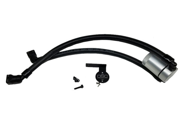 J&L Oil Separator for 2011-2014 Ford F-150 & F-150 Raptor 6.2L - Clear Anodized