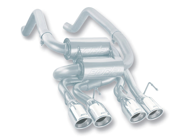 Borla S-Type Exhaust for 2005-2008 Corvette Convertible/Coupe 6.0L/6.2L (Rear Section Only)