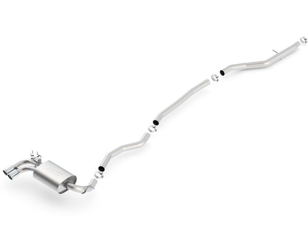 Borla Catback Exhaust for 2012-2015 BMW 328i Sedan 2.0L AT/MT RWD - Dual Left Rear Exit