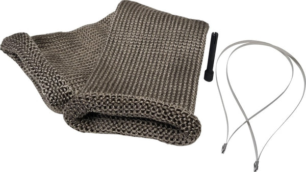 DEI 12in Titanium Knitted Exhaust Sleeve for 4in Pipes