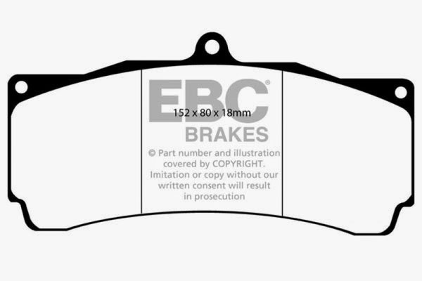 EBC Redstuff Ceramic Brake Pads - Performance for High HP Imports & Muscle Cars