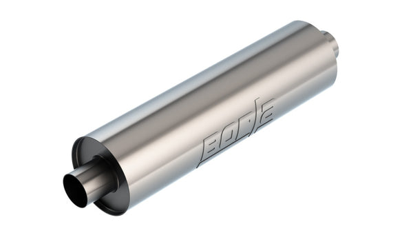 Borla S-Type Specialty Muffler 2.75in Center In/Out, 6.75in Dia, 24in Body, 29in OAL